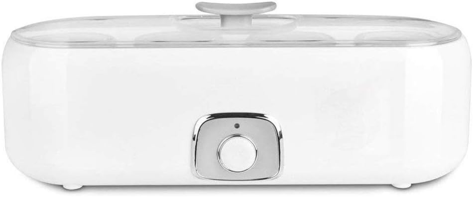 One-button Automatic Digital Yogurt Machine with 4 Glass Bottles, Stainless Steel Liner, Convenient and Practical