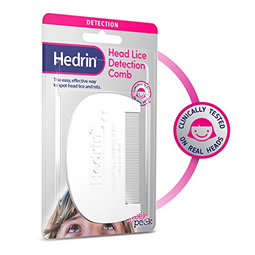 Hedrin Peigne à lentes de détection, détecte et élimine rapidement les poux et les œufs, traitement rapide et efficace des lentes et des poux, convient à tous les types de cheveux, adultes et enfants – vue 2