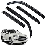 Rain Guards for 4Runner 2010-2022, Tape-on Side Window Deflectors for 4Runner, Window Visors for Toyota Cars, for Toyota Car Accessories, 4 pcs