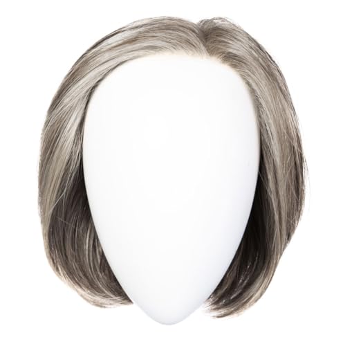 Raquel Welch Straight Up With A Twist Elite Chin Length Tailored Bob Wig by Hairuwear, Average Cap, RL51/61 Iced Granita