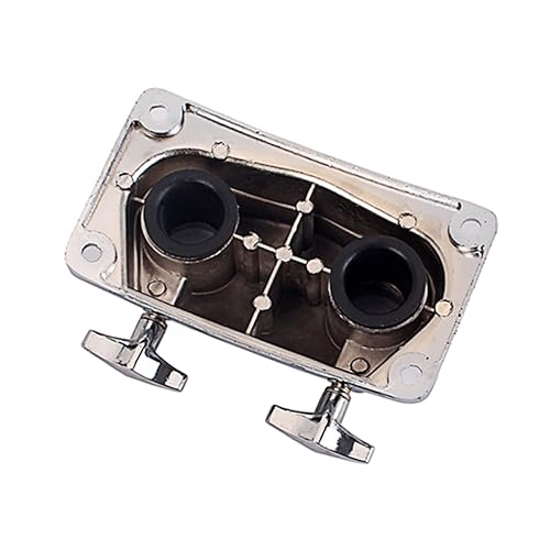 Kit de accesorios para batería SECFOU: soporte, conector y abrazadera para platillo para montaje en tom miniatura 4