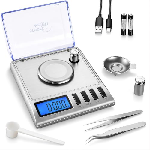 Smart Weigh Milligram Jewelry Scale, 20g x 0.001g...
