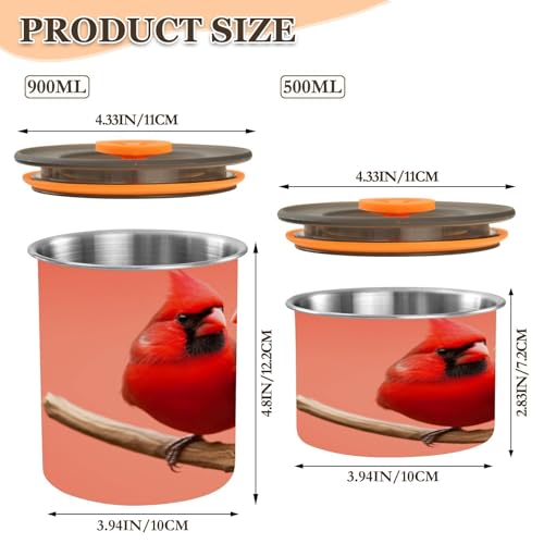 ATTX Lata Café Acero Inoxidable 500ml Sellada Hermética miniatura 2