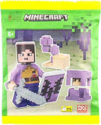Lego Minecraft End Warrior Pack with Shulker & Chorus Plant