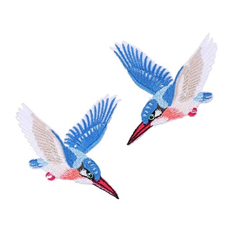 DIYEAH Patchs d'oiseaux thermocollants Cover