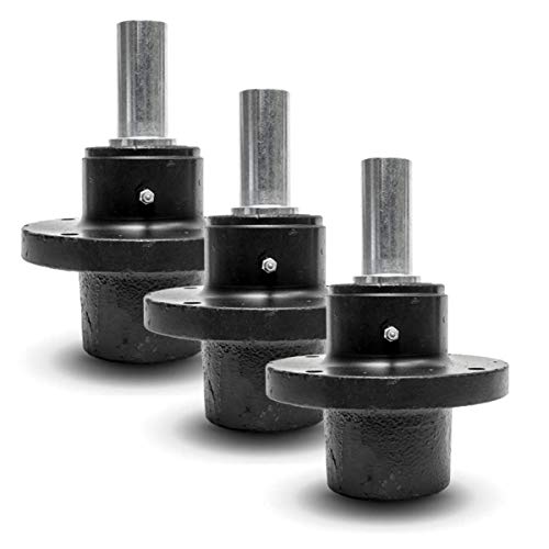 EPR 3PK Cast Iron Spindle Assembly Compatible with 52” Scag Cheetah, Sabre Tooth Tiger, Tiger Cat, Tiger Cub, Turf Tiger and Wildcat 461663 46631