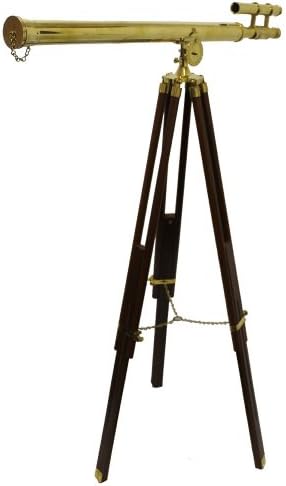 32x Magnification Brass Harbormaster Telescope: Nautical Ship
