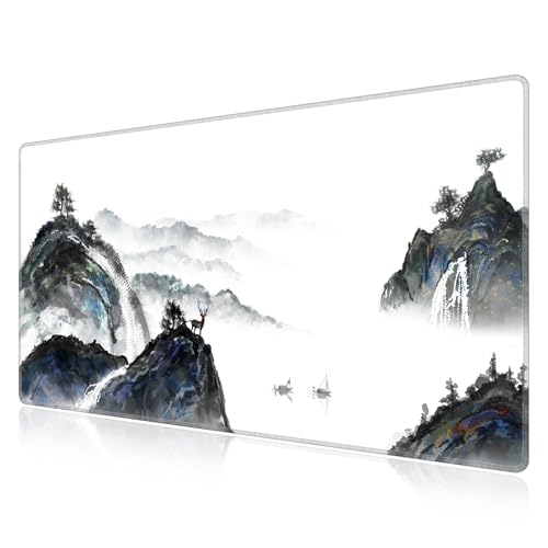 Grand tapis de souris 110x60 cm LL-COEUR XXL sous-main bureau gaming