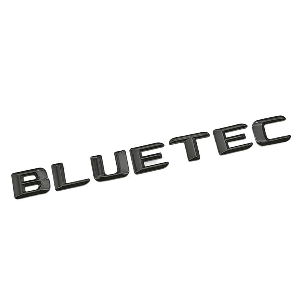 YTQMoreBNZ YYDStes Compatible With Mercedes Benz Diesel Letter Logo BLUETEC Side Fender Badge Rear Trunk Emblem