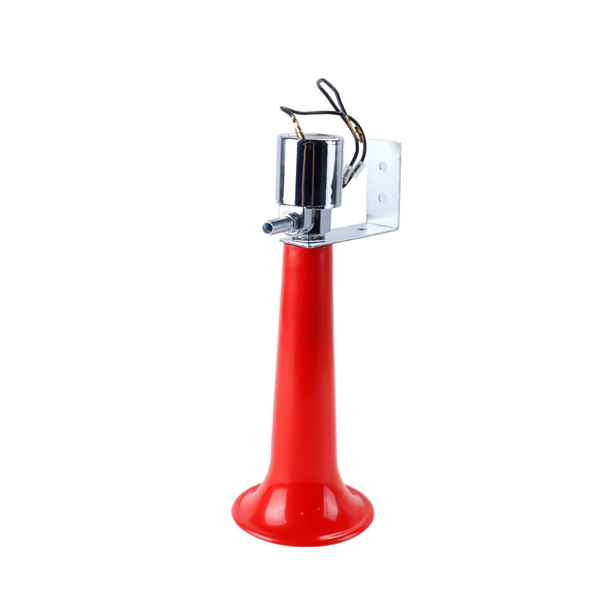 Klaxon à air turc 180 dB, rouge, universel, 12 V, 24 V, pour camions, caravanes, voitures, SUV, motos, son puissant, alerte de sécurité, durable