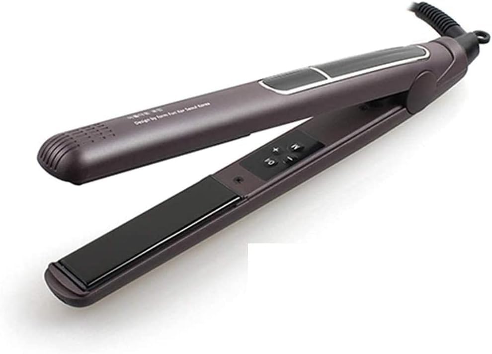 Plancha para cabello con placas grandes de cerámica flotantes, herramienta de peinado eficiente y que ahorra energía miniatura 1