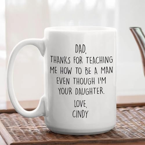 Taza personalizada para papá de cerámica 11 oz miniatura 4