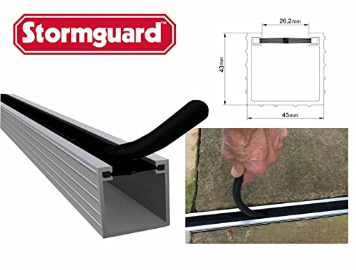 Stormguard EV Charging Cable Cover Strip - 1m Channel Threshold Ramp for Doorways & Paths, Grey - Image 2
