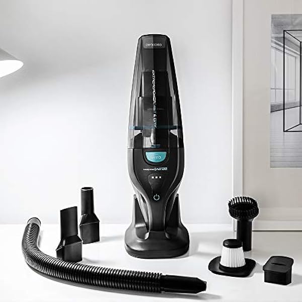 Cecotec Conga Immortal ExtremeSuction — мощный ручной пылесос 22,2 В для твердых частиц и жидкостей. Циклонная технология, насадки для дома и автомобиля. Время работы — 25 мин.