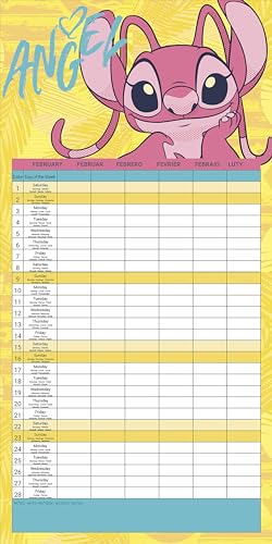 Pyramid International Lilo & Stitch 2025 Family Calendar, Official Disney 16-Month Planner, Colourful Art - Image 4