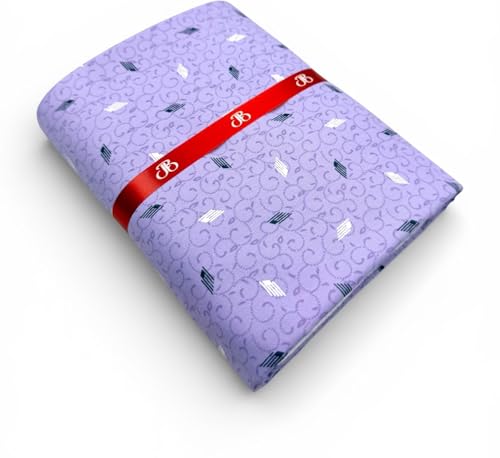 Image of JHABAK'S Unstitched Print Shirt Fabric for Men - Polycotton Material - 2.25Meter Shirt Piece Cloth