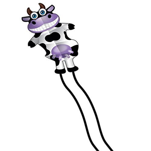 WindNSun Wigglekites Polyester Ripstop Wiggle Cow Kite, 54 inches