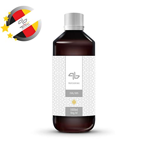 Deutsche Liquid Base | Professor Base eLiquid Basis 1000ml für Aromen (70 VG | 30 PG) 1L Made in Germany Kein Nikotin – Bild 4