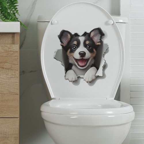 Vinilo decorativo 3D Cute Corgi Puppy Achang miniatura 4