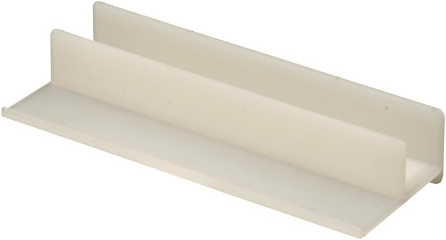 M 6221 Sliding Shower Door Bottom Guide, 5/8 In. Channels, Plastic Construction (Single Pack)