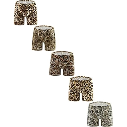 iKingsky Ropa interior sexy de pierna larga con diseño de leopardo Cover