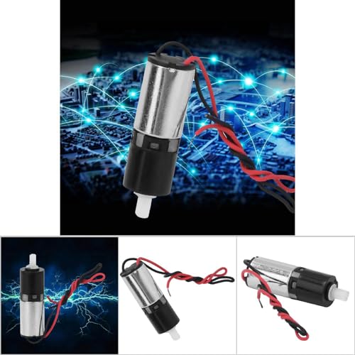 Image of Garosa 6mm DC 3V Mini Planetary Gear Motor, Metal Two Stage Reduction Micro Speed Electric Motor for Robotics and DIY Projects