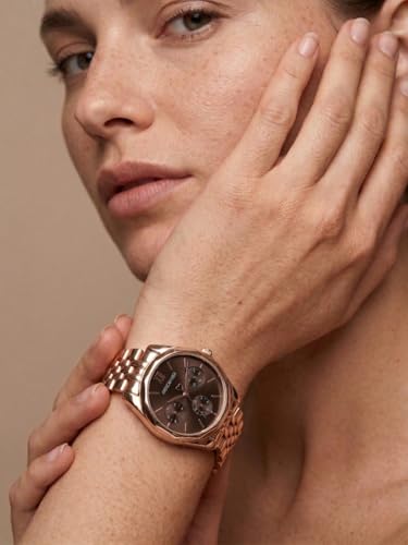 Image of AMERICANVIBER Rose Gold Women Watches | Girl Watch | Watch for Women | Diamond Studed | Premium Design | Trendy Fashionable | Under 499
