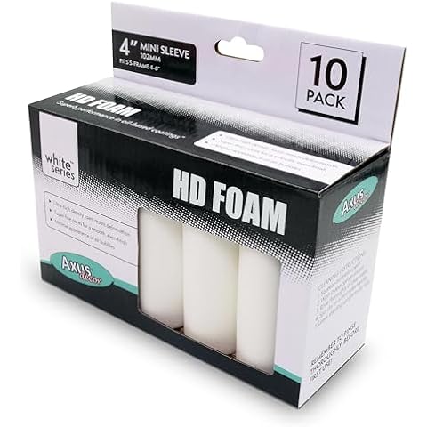Axus Decor 4 Inch Foam Roller Sleeves Pack Cover