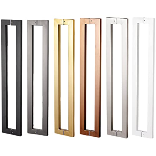 Poignée contemporaine acier inoxydable noir mat pour quincaillerie - 5