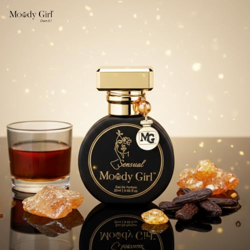Image of Moody Girl Sensual Perfume for Women | Spicy Tonka Bean Fragrance | 24 Hrs Long Lasting Eau De Parfum with Myrrh | Valentine Gift | Solid Premium & Luxurious Perfume for Every Occasion - 20ml