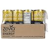 Zevia Zero Calorie Energy Drink, Pineapple Paradise, 120mg Caffeine, Zero Sugar, Non-GMO, 12 Fl Oz (Pack of 12)