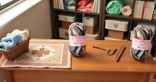 Image of M.G ENTERPRISE Blankie Multi CopperSoft Wool Yarn 400 for Crochet Supplies, Knitting & DIY Craft