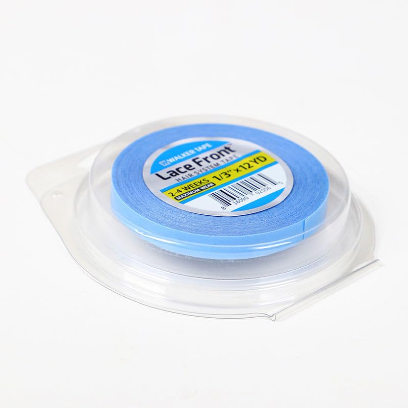 Image of Ritzkart Lace Front Tape Thin Adhesive - Double Sided Hair System Tape Roll Max Hold 2-4 Weeks 3-12 Yards Waaker Tape (1.3 x 12 yrd)