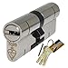 Price comparison product image 30/30 Nickel Yale Superior Euro Cylinder with 3 Keys Anti Snap/Bump/Pick/Drill/Pull High Security uPVC Composite Door Barrel Profile Lock