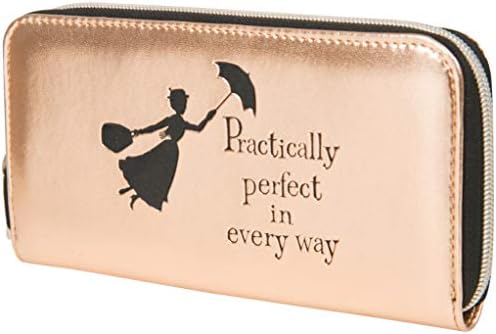 Disney Mary Poppins Gifts Women Purses Ladies Wallet Rose Gold Handbag