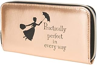 Disney Mary Poppins Gifts Women Purses Ladies Wallet Rose Gold Handbag