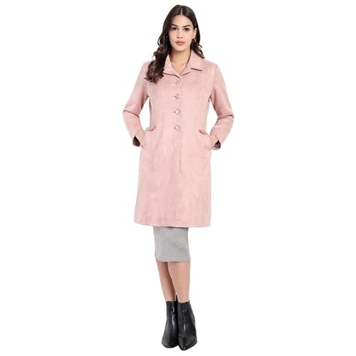 VASTRADROBE Women’s Pink Wool Coat | 2025 Fall Winter Fashion