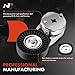 A-Premium Belt Tensioner Assembly with Pulley Compatible with Toyota Camry 2012-2017, RAV4 2009-2018, Sienna 2011-2013, Venza 2009-2015 & Lexus NX300h & Scion tC, Replace# 1662036010