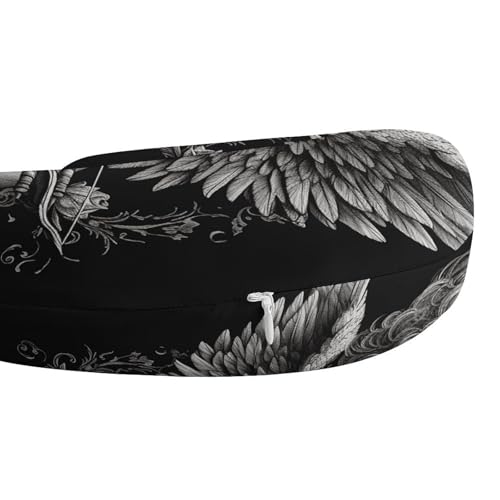 Almohada de viaje de algodón viscoelástico U miniatura 4