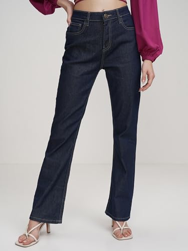 Image of Tokyo Talkies Women High Waist Straight Fit Jeans