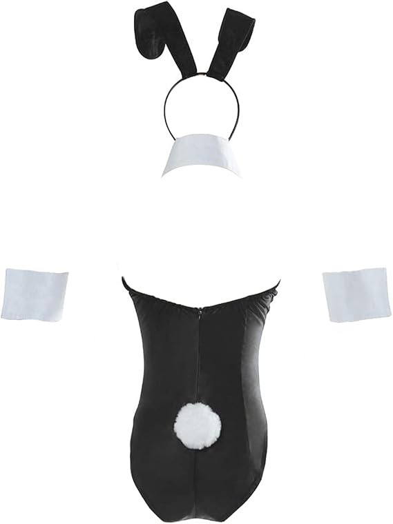 CR ROLECOS Bunny Costume Women Bunny Suit Cosplay Lingerie Adult Halloween Costumes