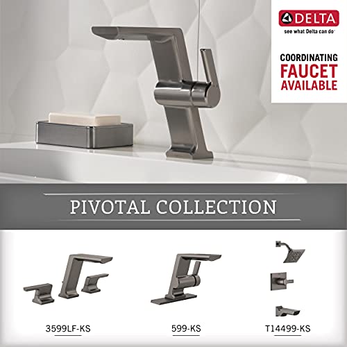 Delta Faucet 79956-Ks Pivotal Toilet Paper Holder, Black Stainless #TOP2