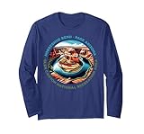 Iconic Horseshoe Bend Hiking Glen Canyon Page Arizona Long Sleeve T-Shirt, Adult Unisex, Navy Blue, XX-Large