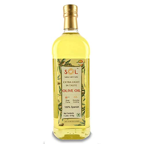 Sol 100% Spanish Extra Light Olive Oil Glass Bottle, 1L (B0823NYPSH) Amazon Price History, Amazon Price Tracker