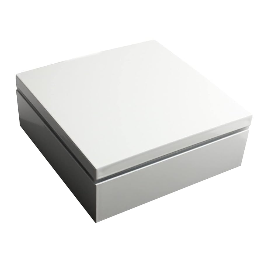 Amazon | みよし漆器本舗 重箱 1人用 1段 6寸 白 ホワイト