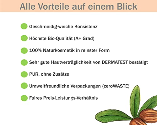 Bio Sheabutter unraffiniert und kaltgepresst in Alu-Dose