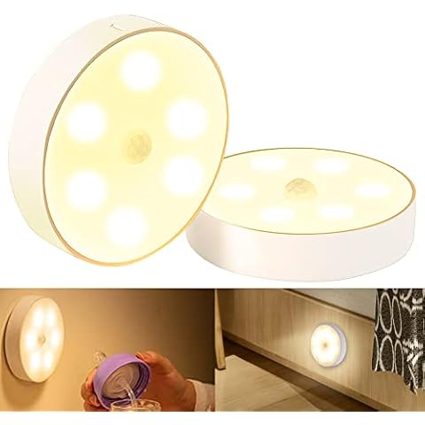 LUFEIS Luces con Sensor de Movimiento Recargables USB para Interiores Cover