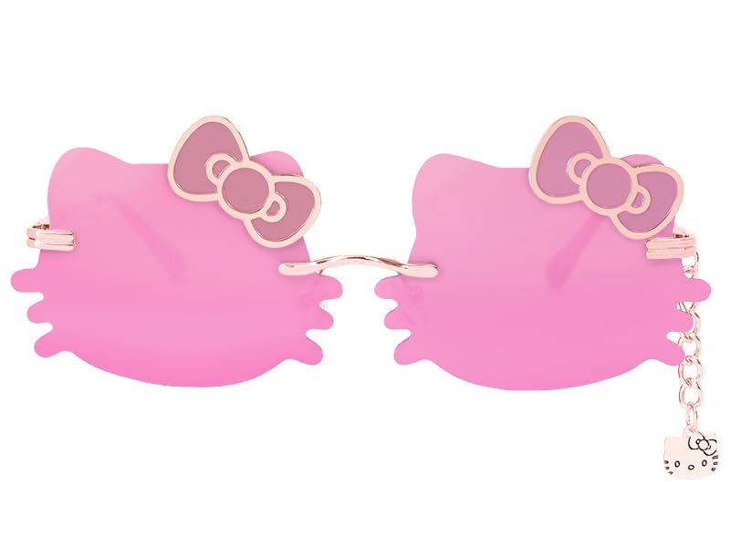 Hello Kitty Rosy Ribbons Sunglasses Sanrio Officially Licensed w/Pouch, Display, Mirror & Collectible Packaging4