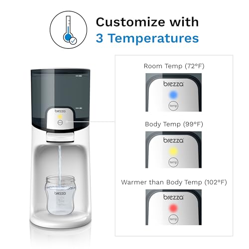 image for Baby Brezza Instant Baby Bottle Warmer - Fast Water Warmer Instantly D