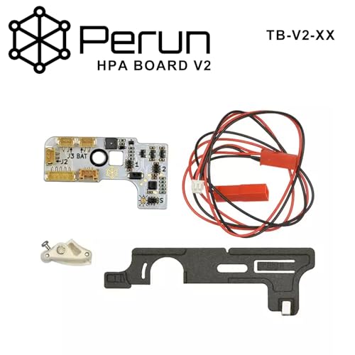 Image of Perun Mosfet Upgrade for AEG Airsoft Rifle V2 Tokyo Marui Gearbox V3, G&G ETU Gearbox, Krytac Kriss Vector, VFC G28 /HK417 Gearboxes, and HPA Systems - Programmable Fire Modes, Precocking, DMR Mode